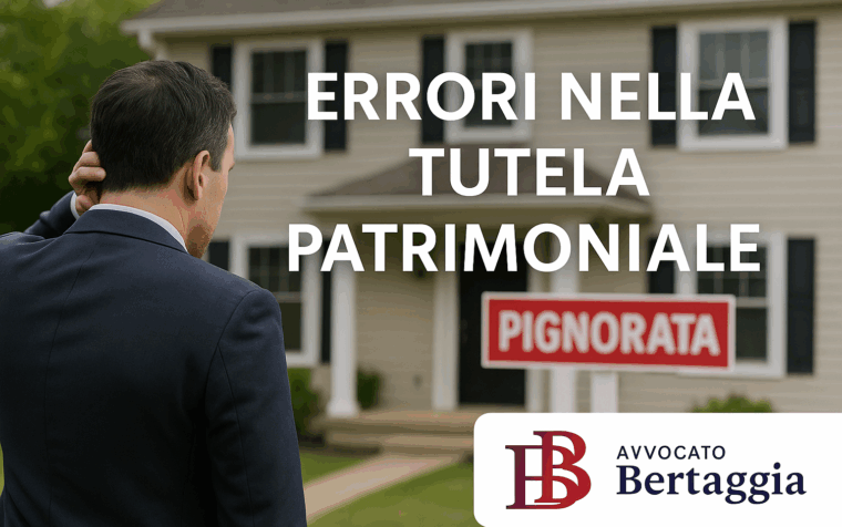 Errori nella tutela patrimoniale