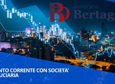 Conto corrente con società fiduciaria