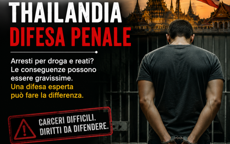 Thailandia droga arresto e carcere