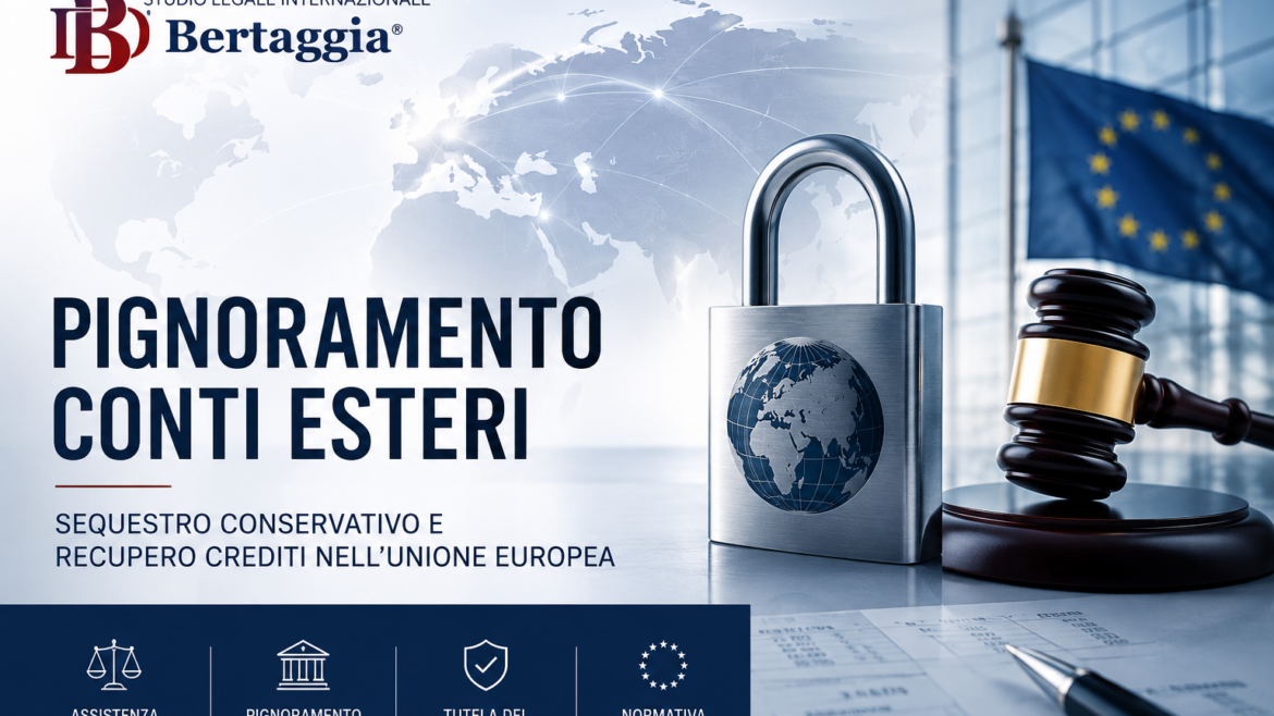 Pignoramento conti esteri