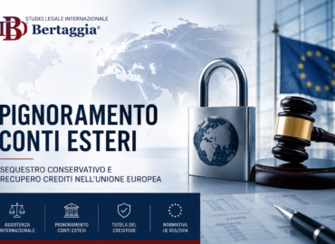 Pignoramento conti esteri