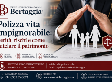 Polizza vita impignorabile? Non sempre, può essere pignorata.